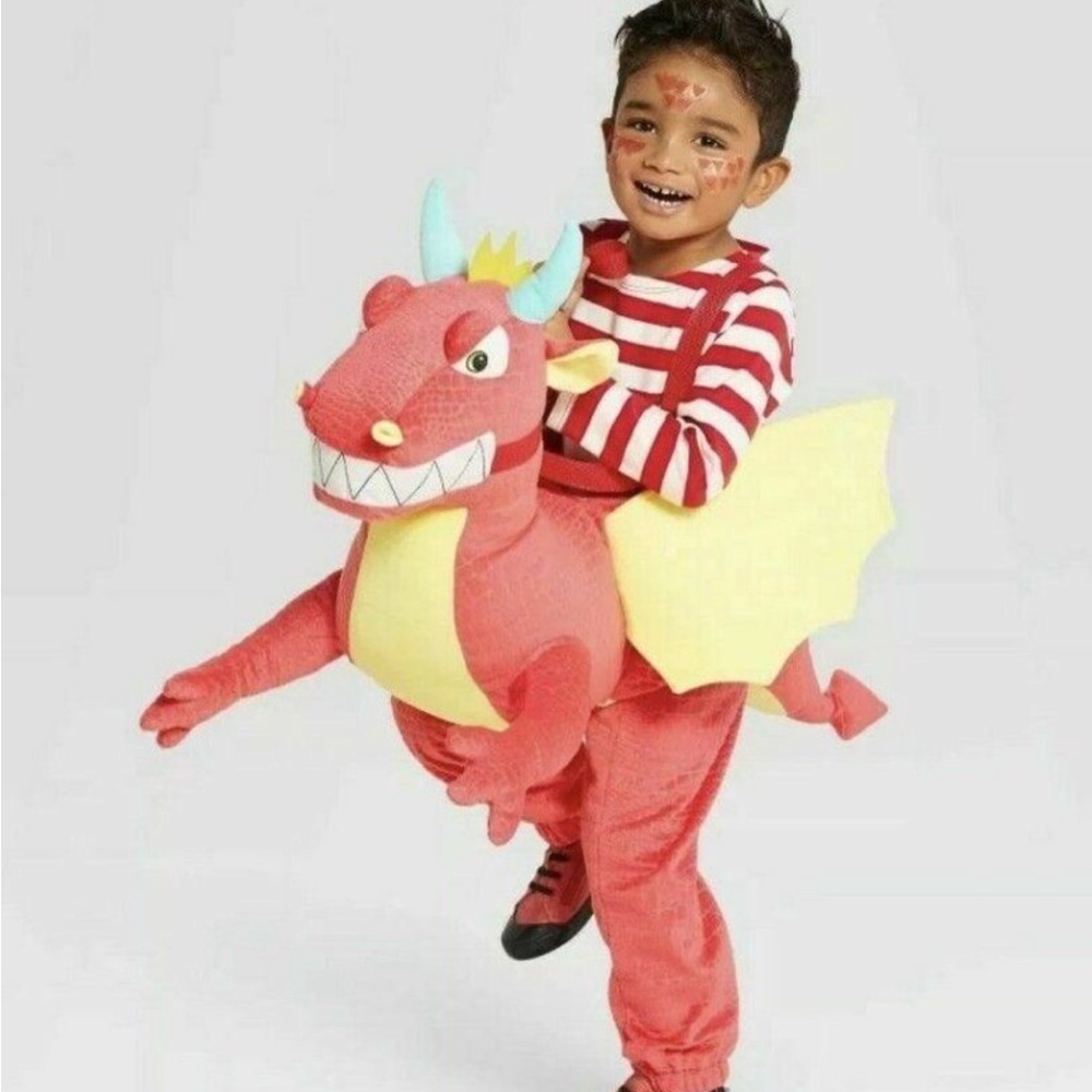 Red Dragon Ride-On Costume for Kids